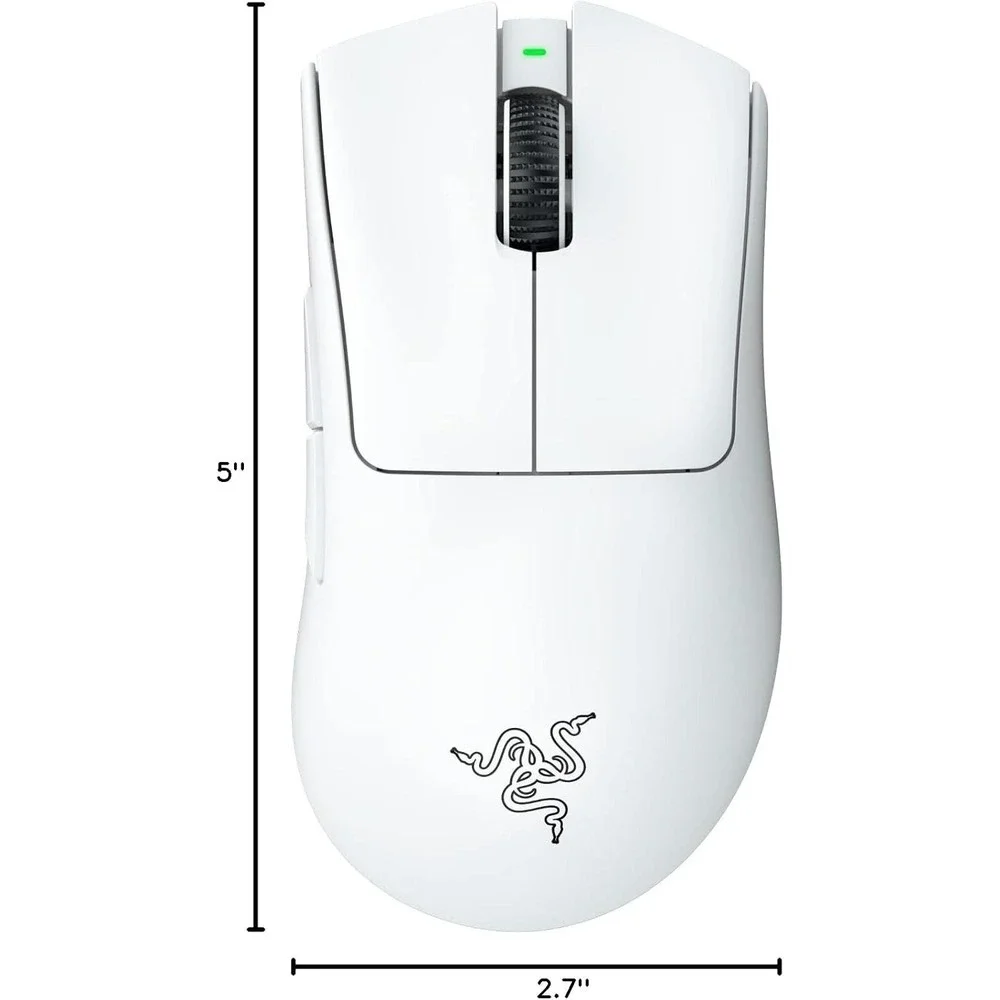 Razer DeathAdder V3 Pro Wireless Gaming Mouse‎ White 64g 30K DPI